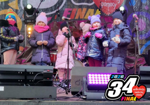 Przedszkolaki na wielkiej scenie WOŚP.