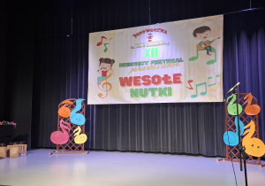 Scena MDK i baner "Wesołe Nutki 2026"