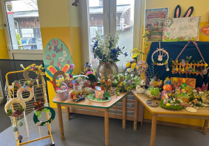 Prace na konkurs "Najpiękniejsza ozdoba wielkanocna".