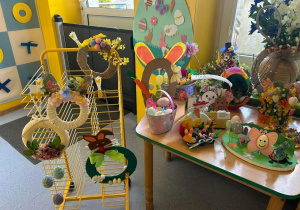 Prace na konkurs "Najpiękniejsza ozdoba wielkanocna".