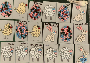 Wielkanocne prace plastyczne.