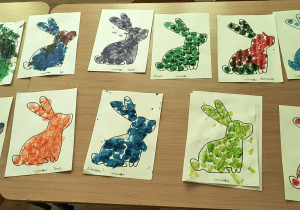 Wielkanocne prace plastyczne.